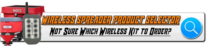 Salt Spreader wireless remotes, wireless controller salt spreader, salt spreader wireless controllers, universal salt spreader wireless controller, wireless controller conversion kits