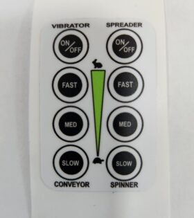 Decal only for 6500dc small transmitter