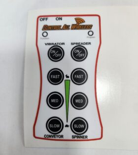 Decal only for 6500dc medium transmitter